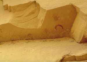 Chaco Canyon Petroglyph (Chaco Communications, Dan Lussier)